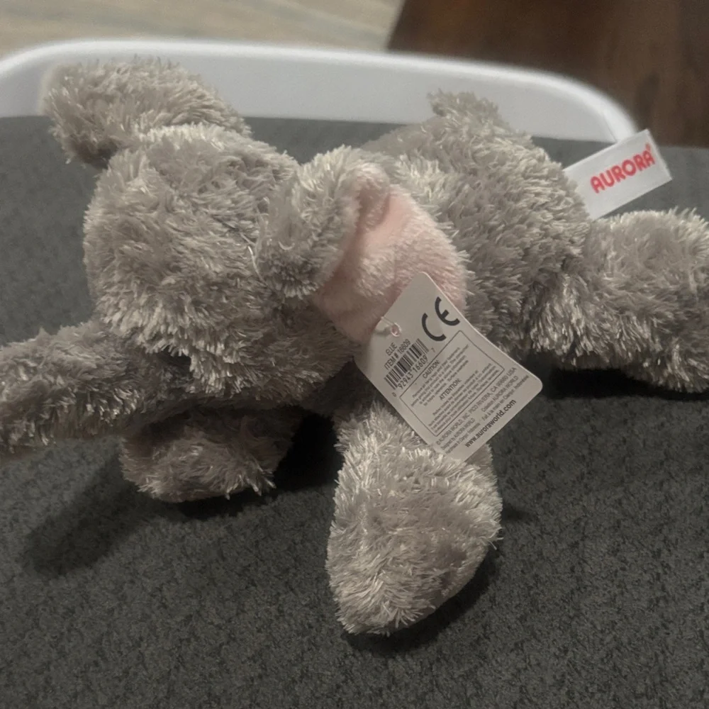 🟢10/$10 - Aurora Gray Elephant Plush Toy 2/4